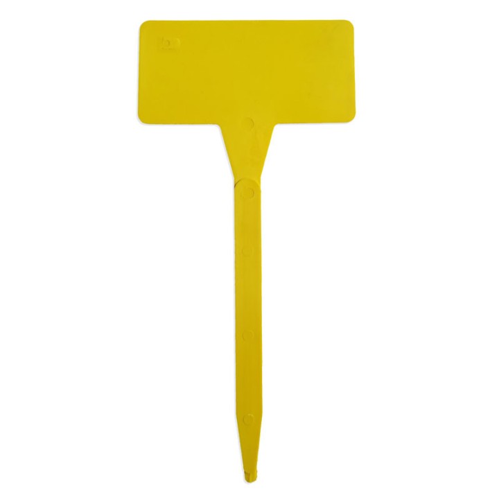 Étiquette jaune 17 cm