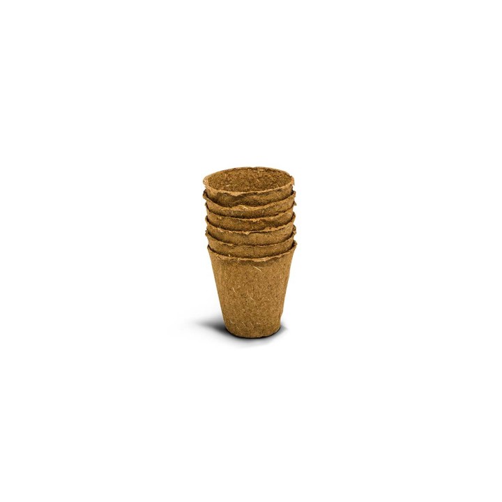 Pots ronds fibre naturelle Ø6 cm NATPOT RS
