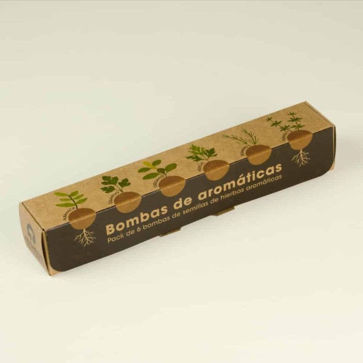 Pack 6 bombes de graines aromatiques