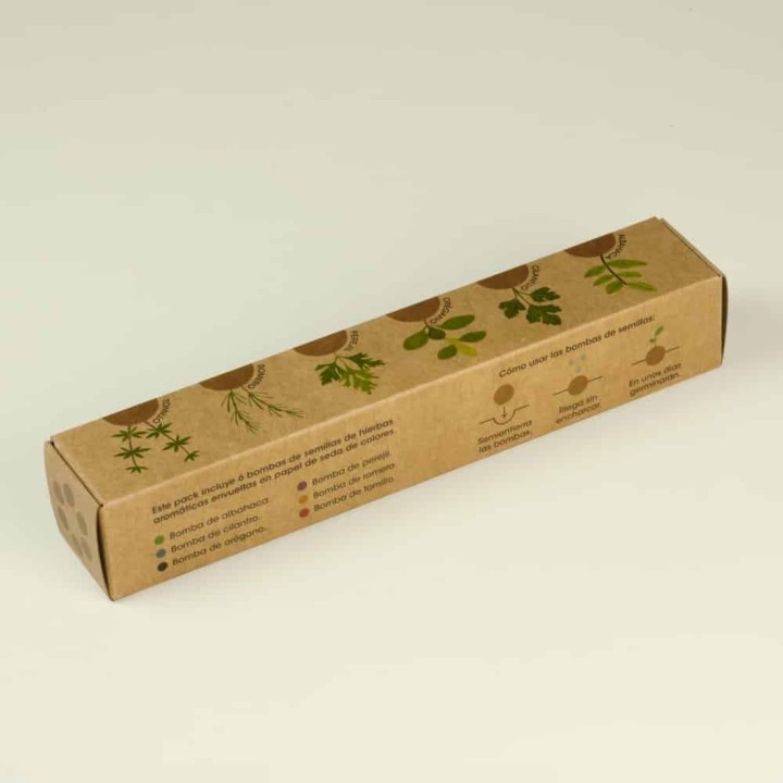 Pack 6 bombes de graines aromatiques