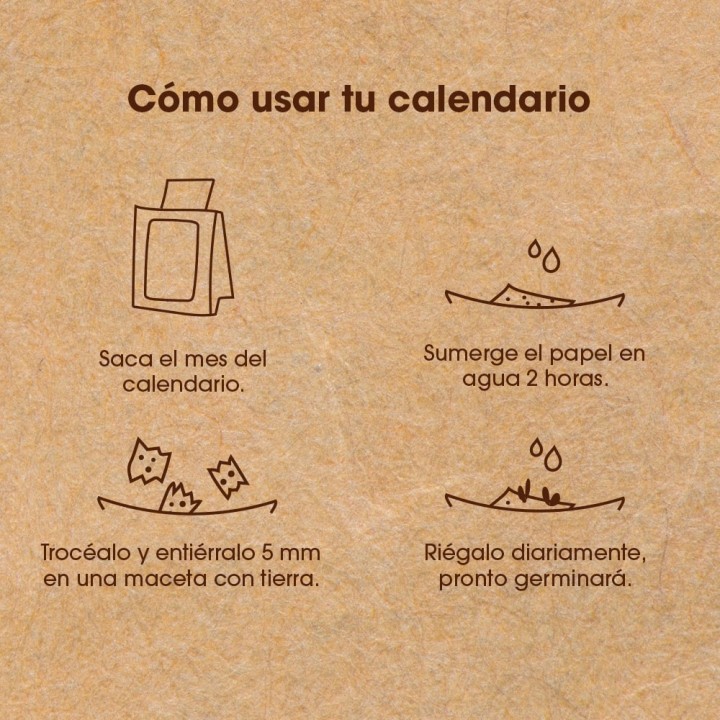 Calendrier plantable 2024