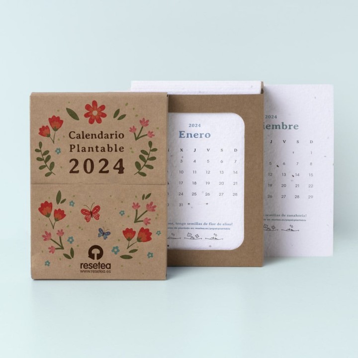 Calendrier plantable 2024