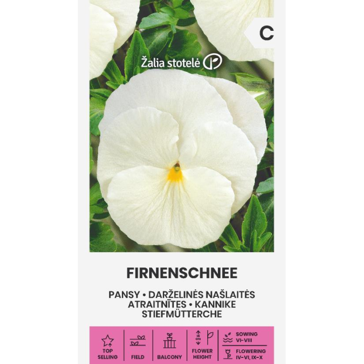 Pensamiento Firnenschnee - Semillas