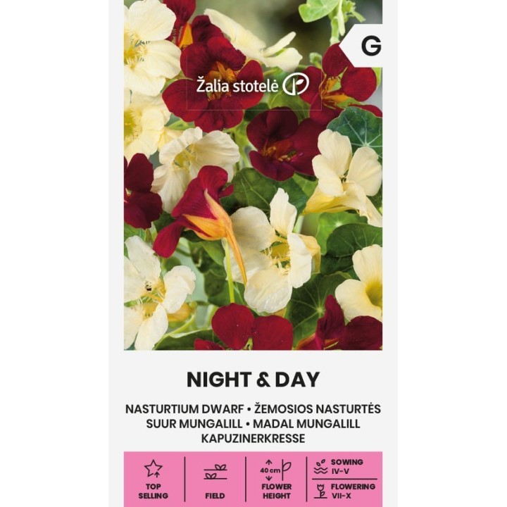 Capuchina enana Night & Day - Semillas