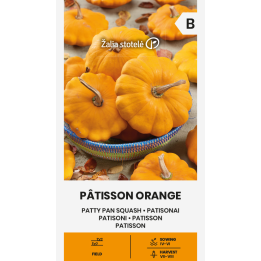 Calabaza Patisson naranja - Semillas