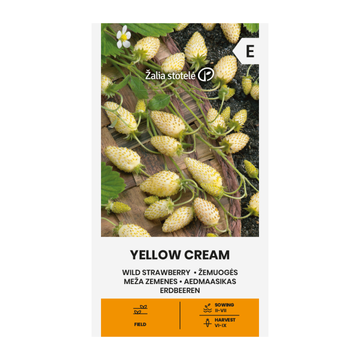 Fraise des bois Yellow Cream - Graines